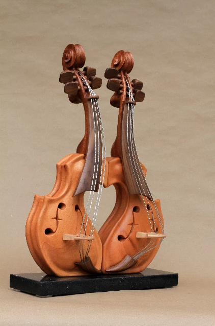 Любовь с первого взгляда.Скульптуры-скрипки Филиппа Гюллерма (Philippe Guillerm)