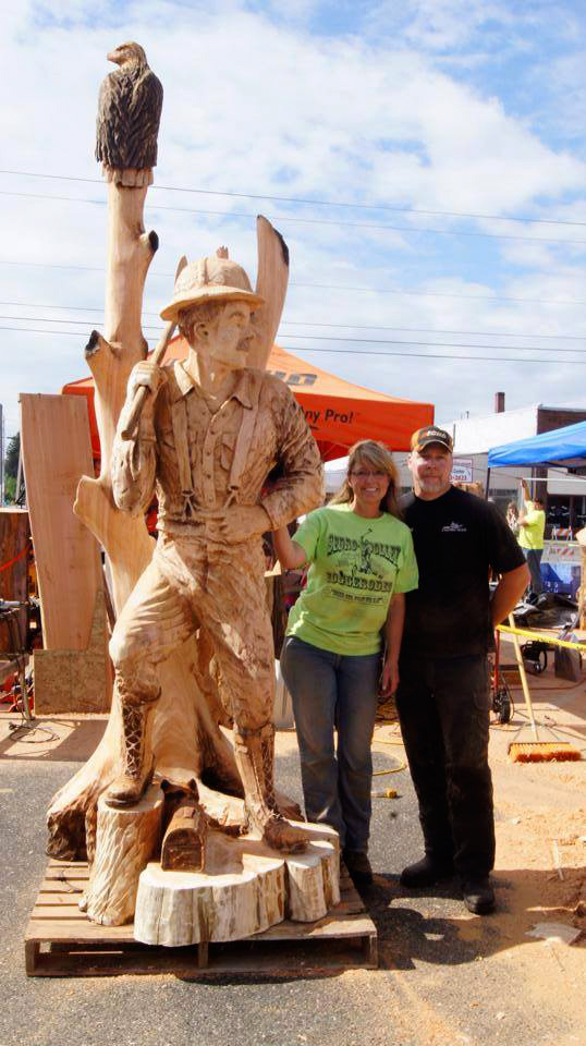Скульптура из дерева. Боб Кинг