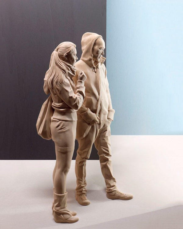 Питер Демец - человеческие образы в деревянной скульптуре